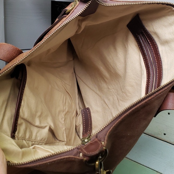 Saccoo Amsterdam Utility Tote Waxed Canvas Shoulder Bag - Picture 5 of 6